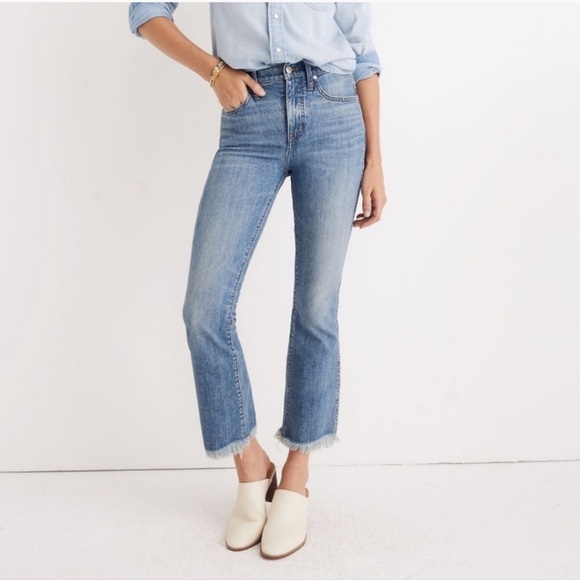 Madewell Cali Demi-Boot Jeans in Comfort Stretch: - Picture 1 of 15